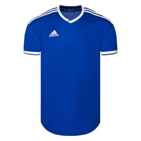 adidas voetbal wit blauw shirt|adidas shirts voetbal.